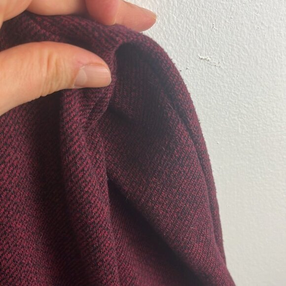 Robert Graham Burgundy Cotton 1/4”-Zip Pullover - Picture 7 of 10